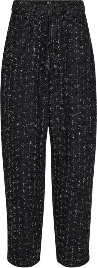 IVY-Janice Slung Jeans Black Punch Denim