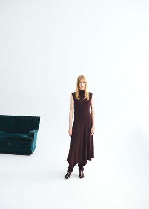 Long turtleneck dress