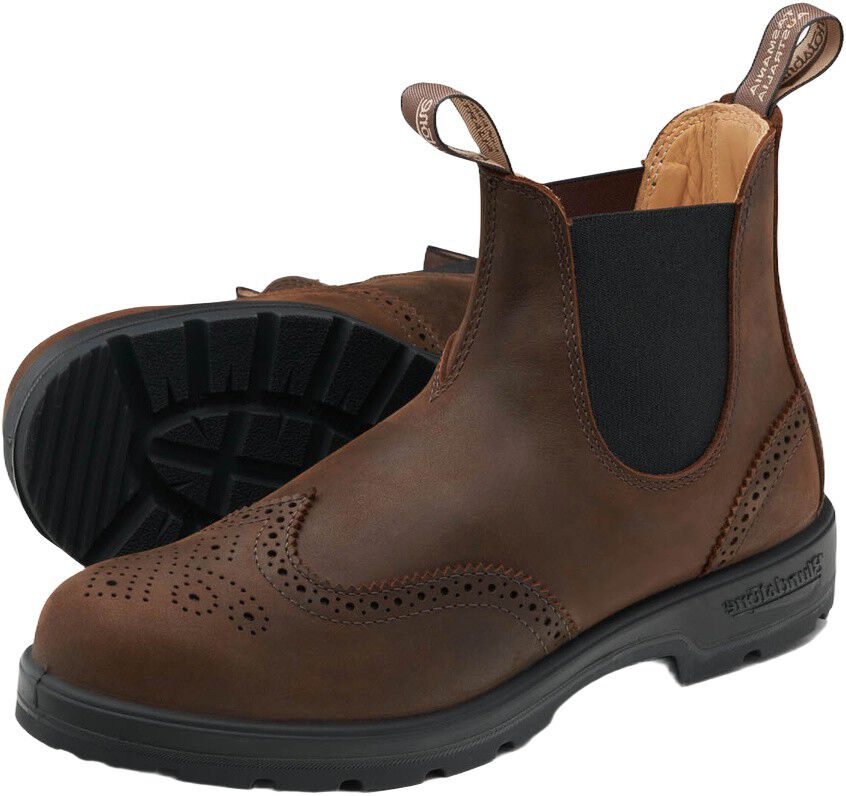 BL 2444 ELASTIC SIDED BROGUE BOOT