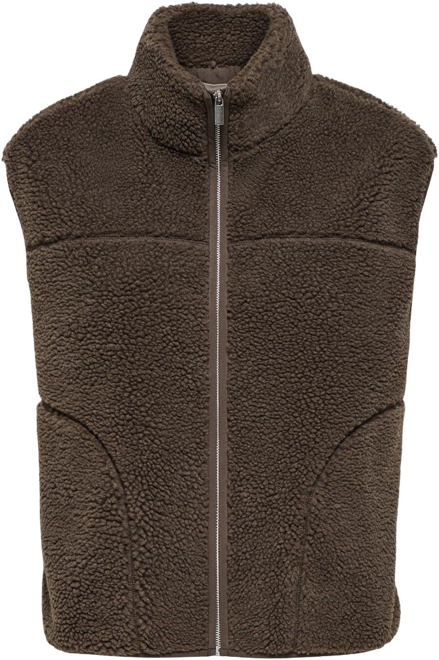 Onlbaby Teddy High Zip Vest Pnt Noos
