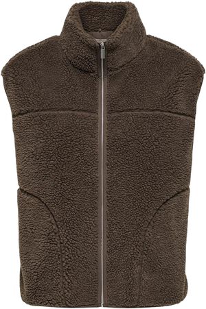 ONLBABY TEDDY HIGH ZIP VEST PNT NOO