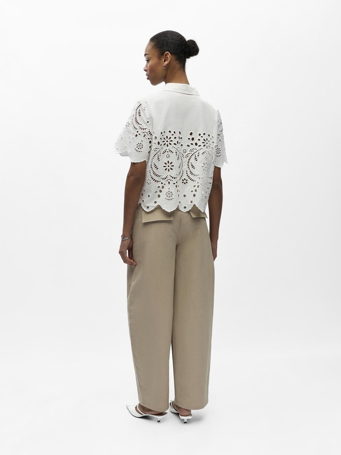 Objelena S/S Crop Top E Rep