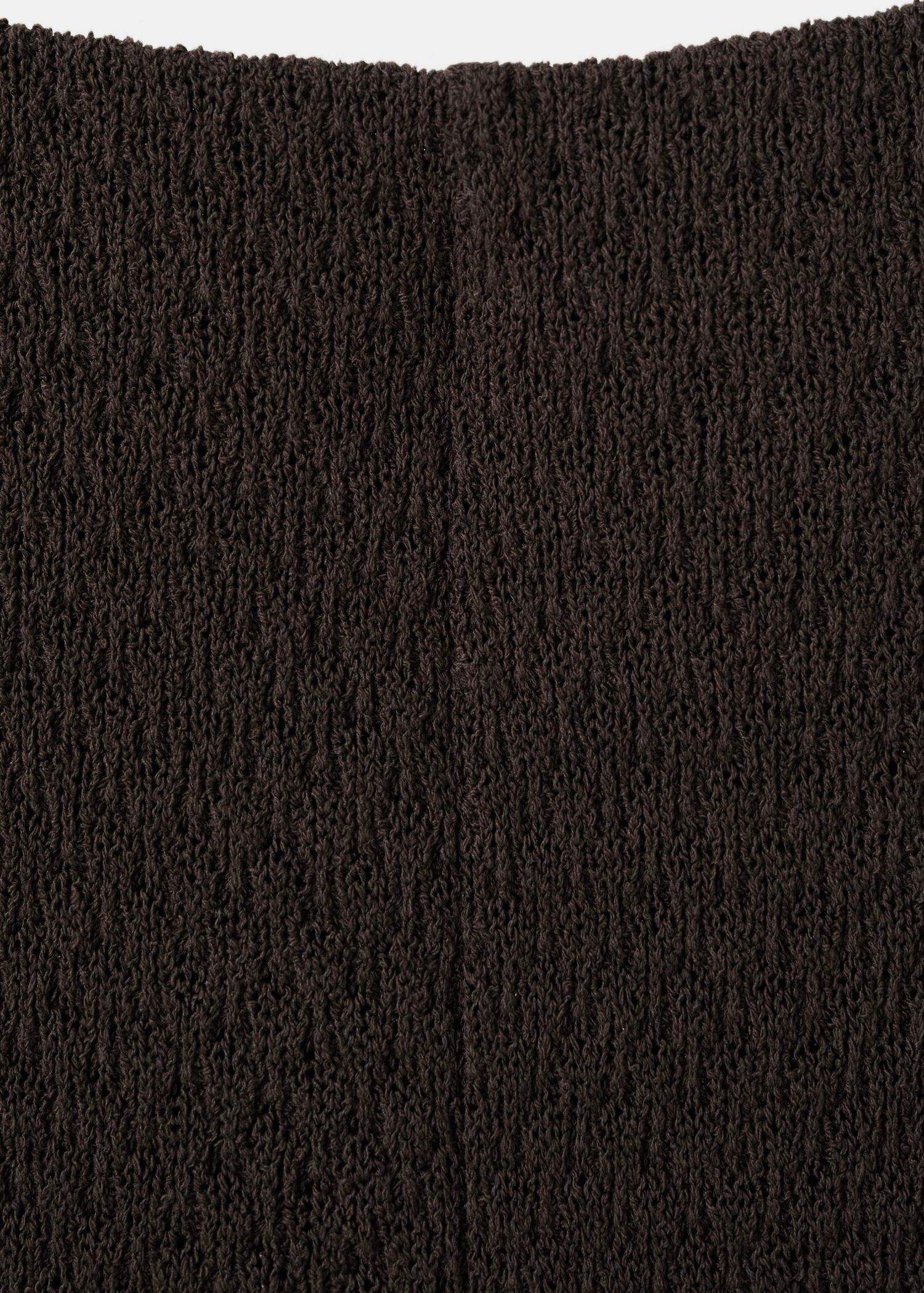 Straight knitted trousers
