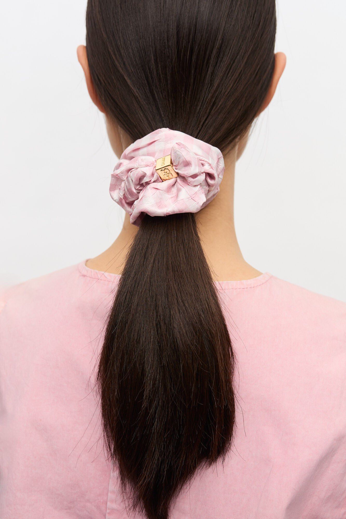 Shibori Pleat Scrunchie
