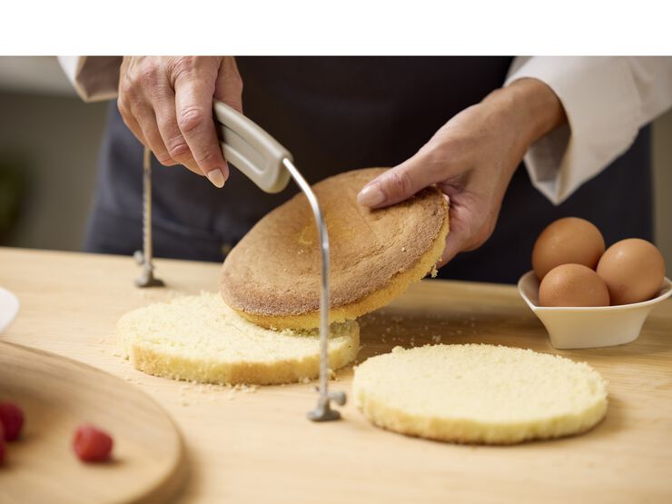 Justerbar tårtbottensdelare Latte