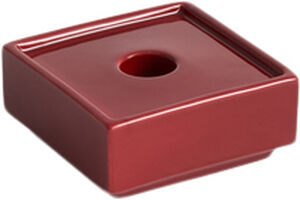 Mattone Candleholder-Small-Red