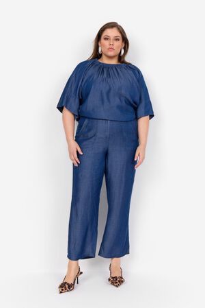 Curvy WA-FLORA 6 Bukser Mørk blå