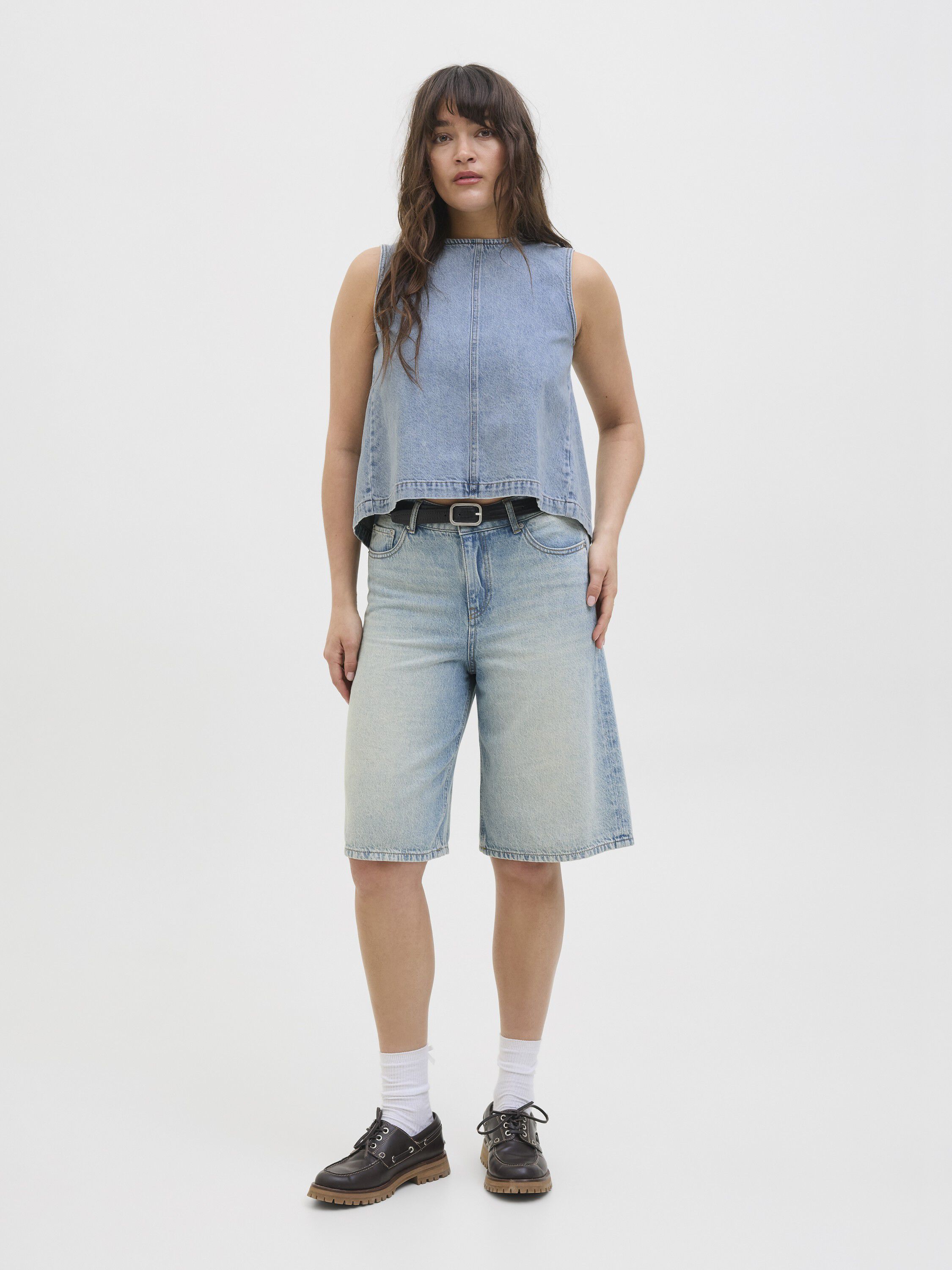 JXDORA NARA DENIM TOP DNM