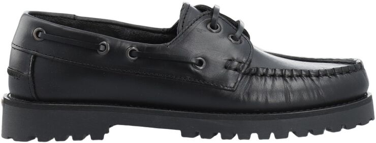 CASLENA Boat Shoe Pull Up Leather