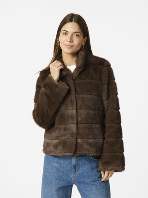 Kahlia Shaved Faux Fur Coat