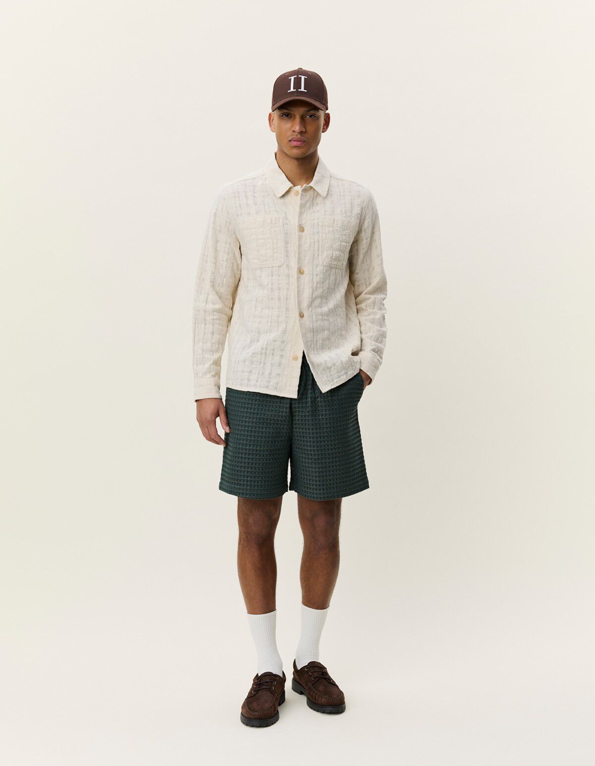 Textured Slub Overshirt