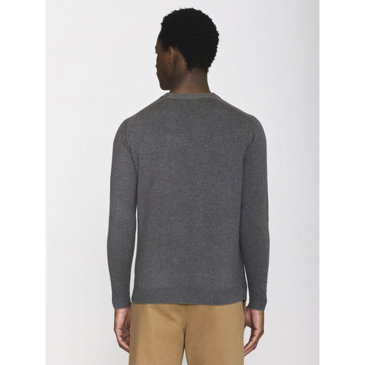 Regular merino knit crew neck - RWS