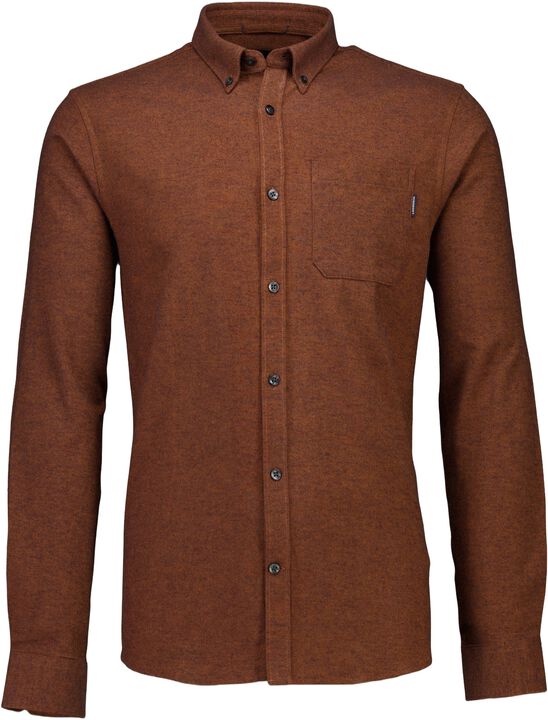 Brushed twill shirt L/S