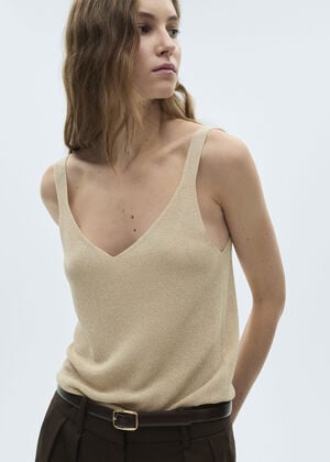 Lurex knitted top