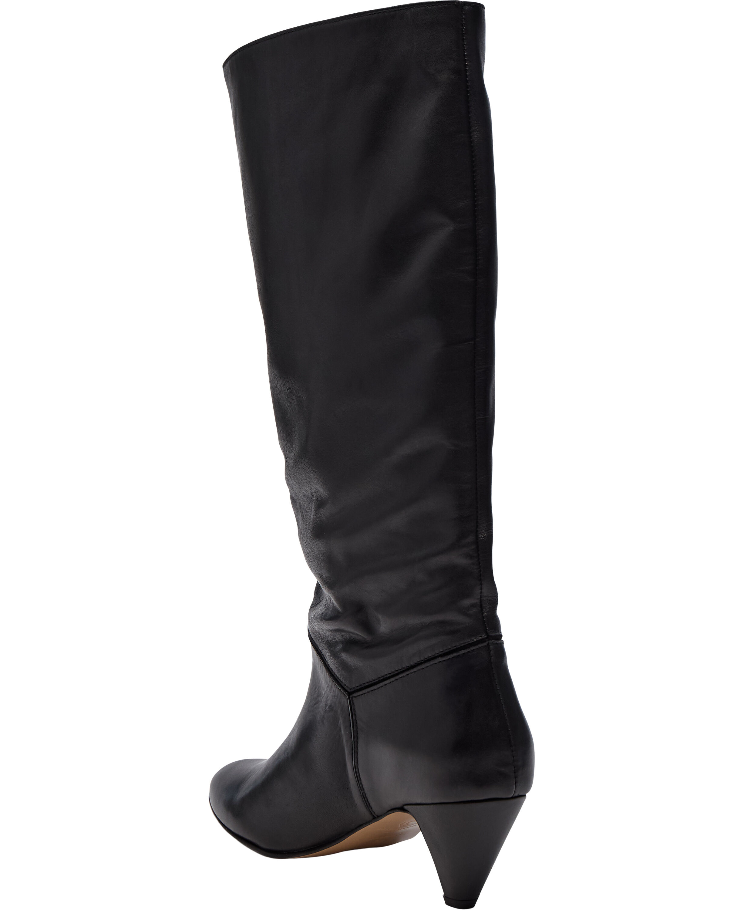 Jasmina 50 stiletto Soft calf & suede leather