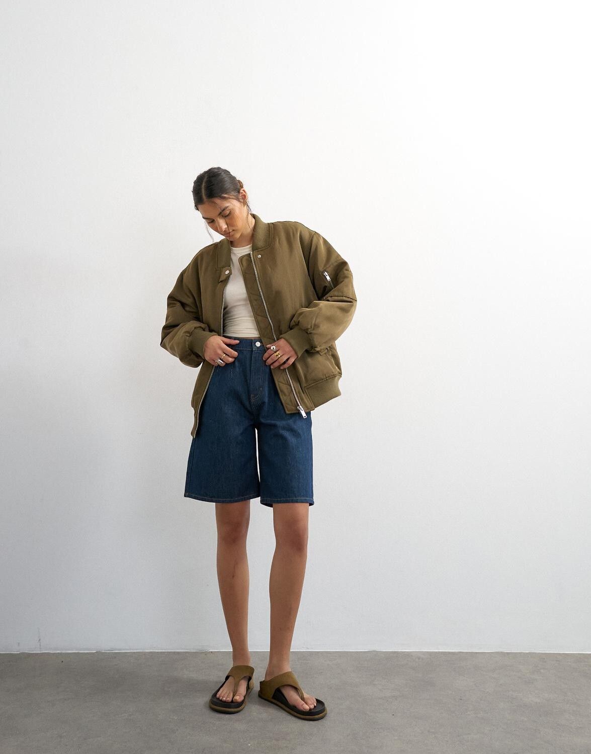 Tskatha Nylon Bomber Jacket Otw