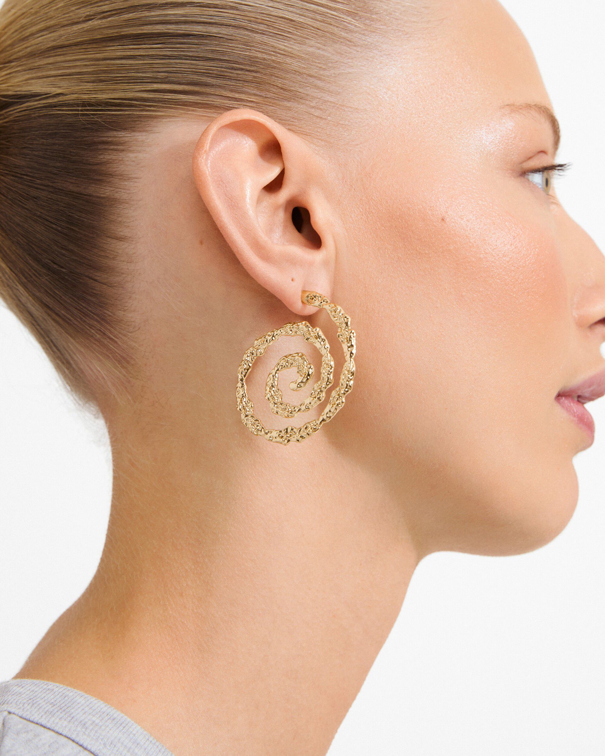 STILL earrings gold-plated