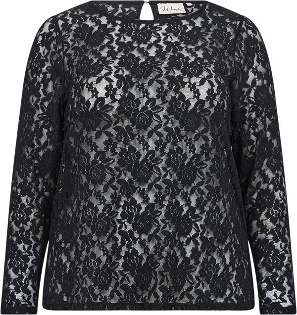 Curvy WA-GRAZIA 2 T-shirt Sort