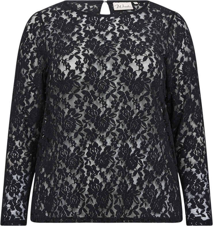 Curvy WA-GRAZIA 2 T-shirt Sort