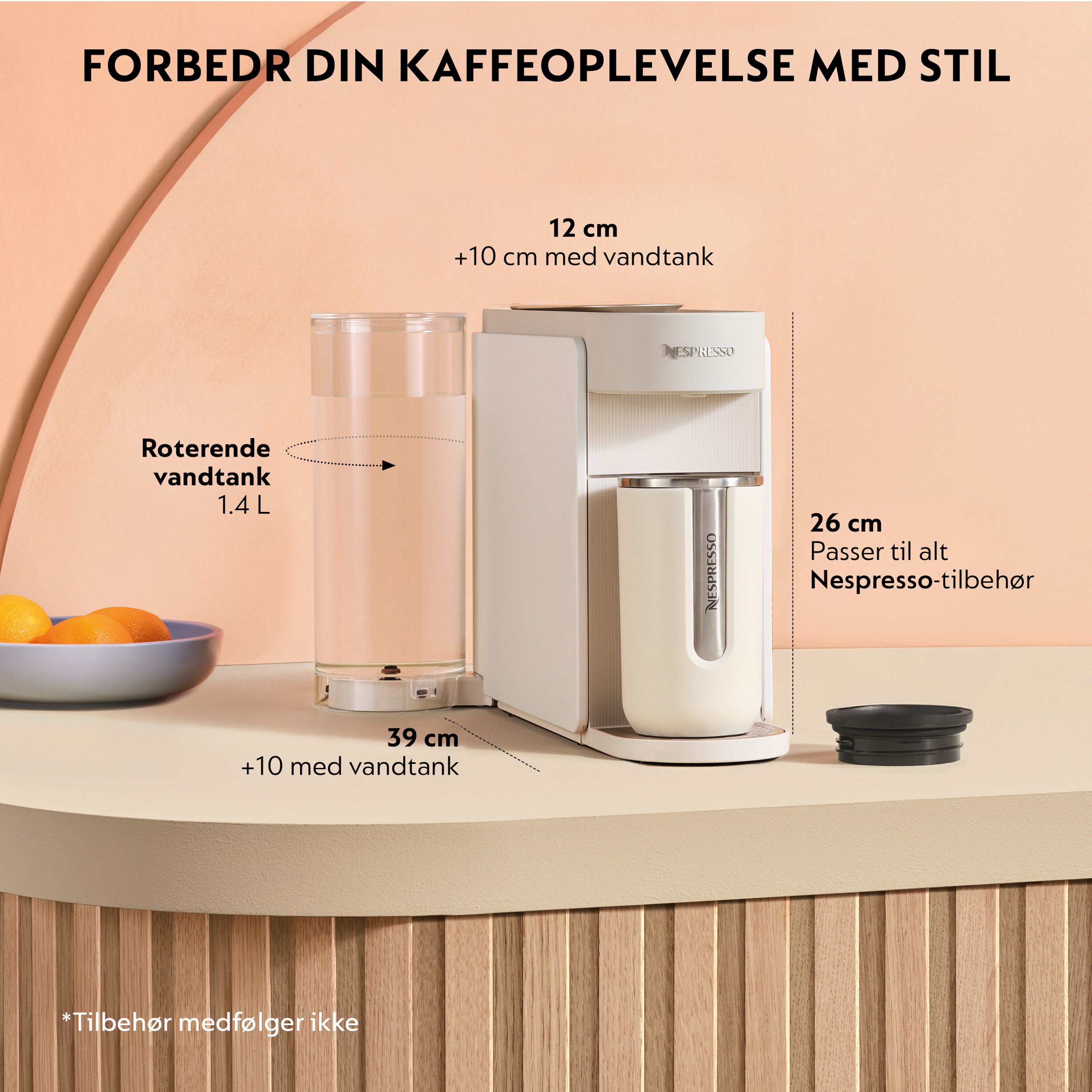 Nespresso Vertuo UP bundle (Hvid)