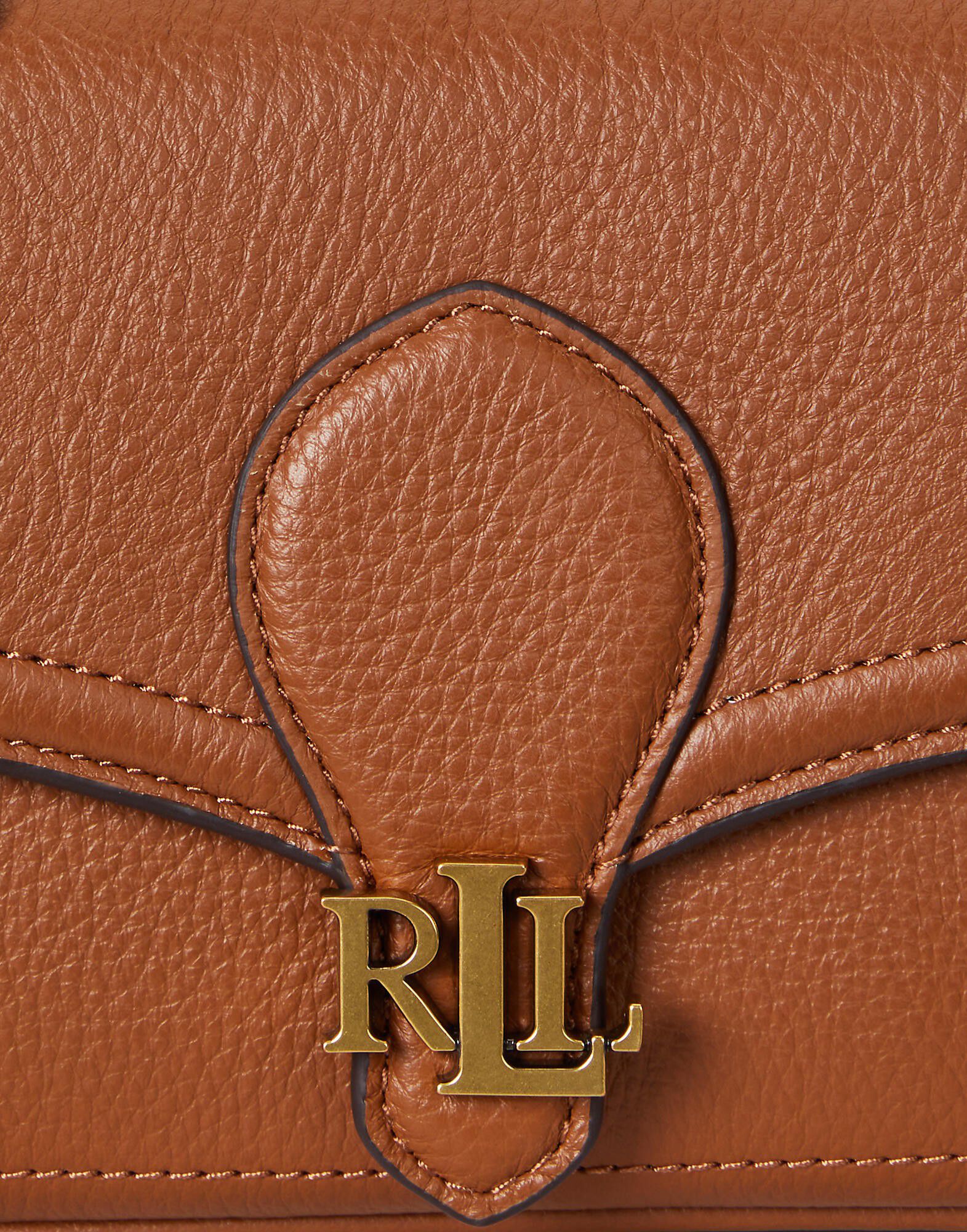 Pebbled Leather Bradley Crossbody Wallet