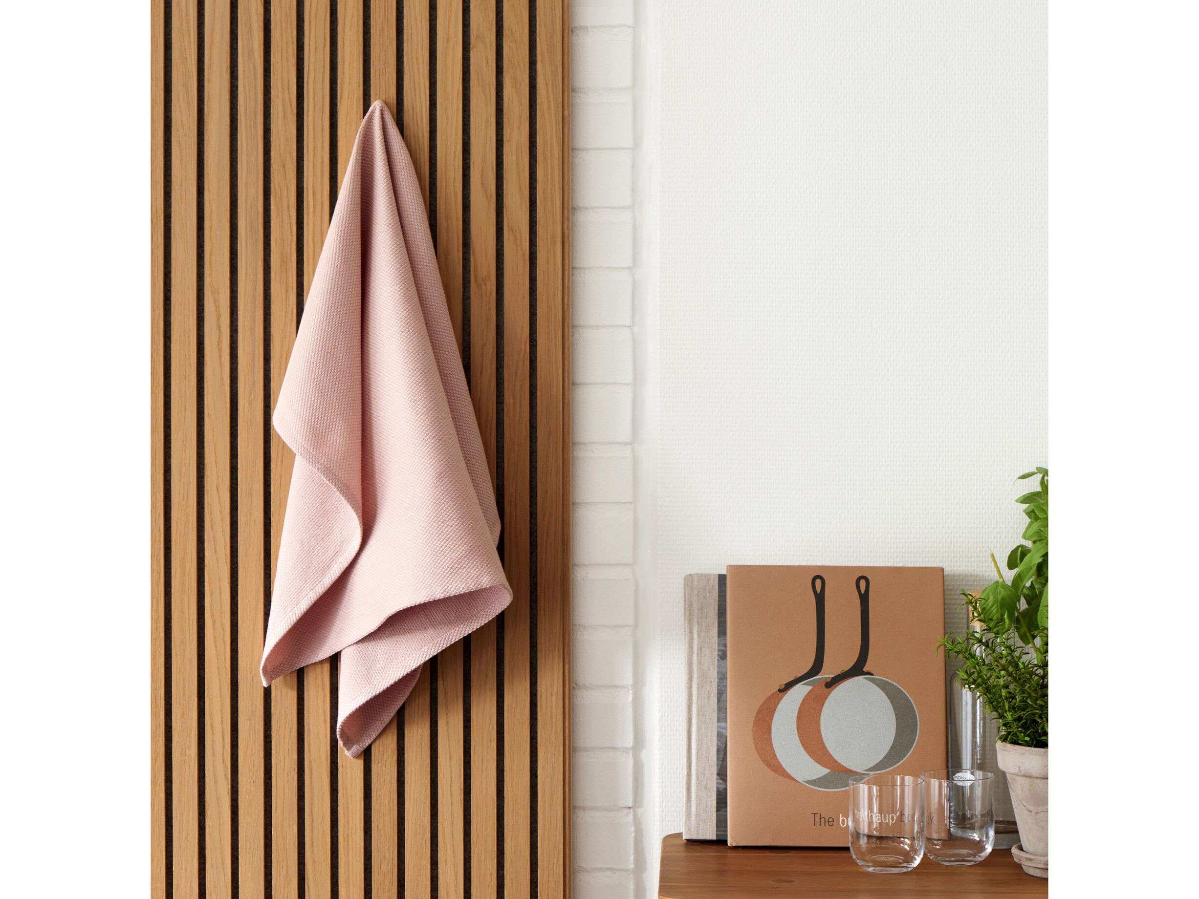 K&ouml;kshandduk Diamond 50x70 cm Rose Smoke