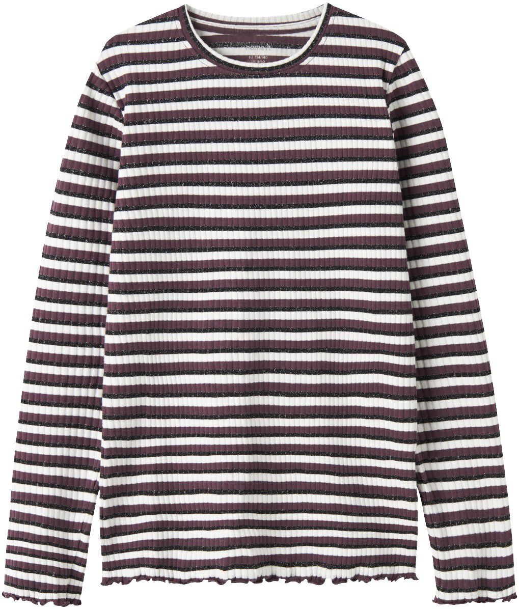 Nkfvemma Glitter Ls Slim Top