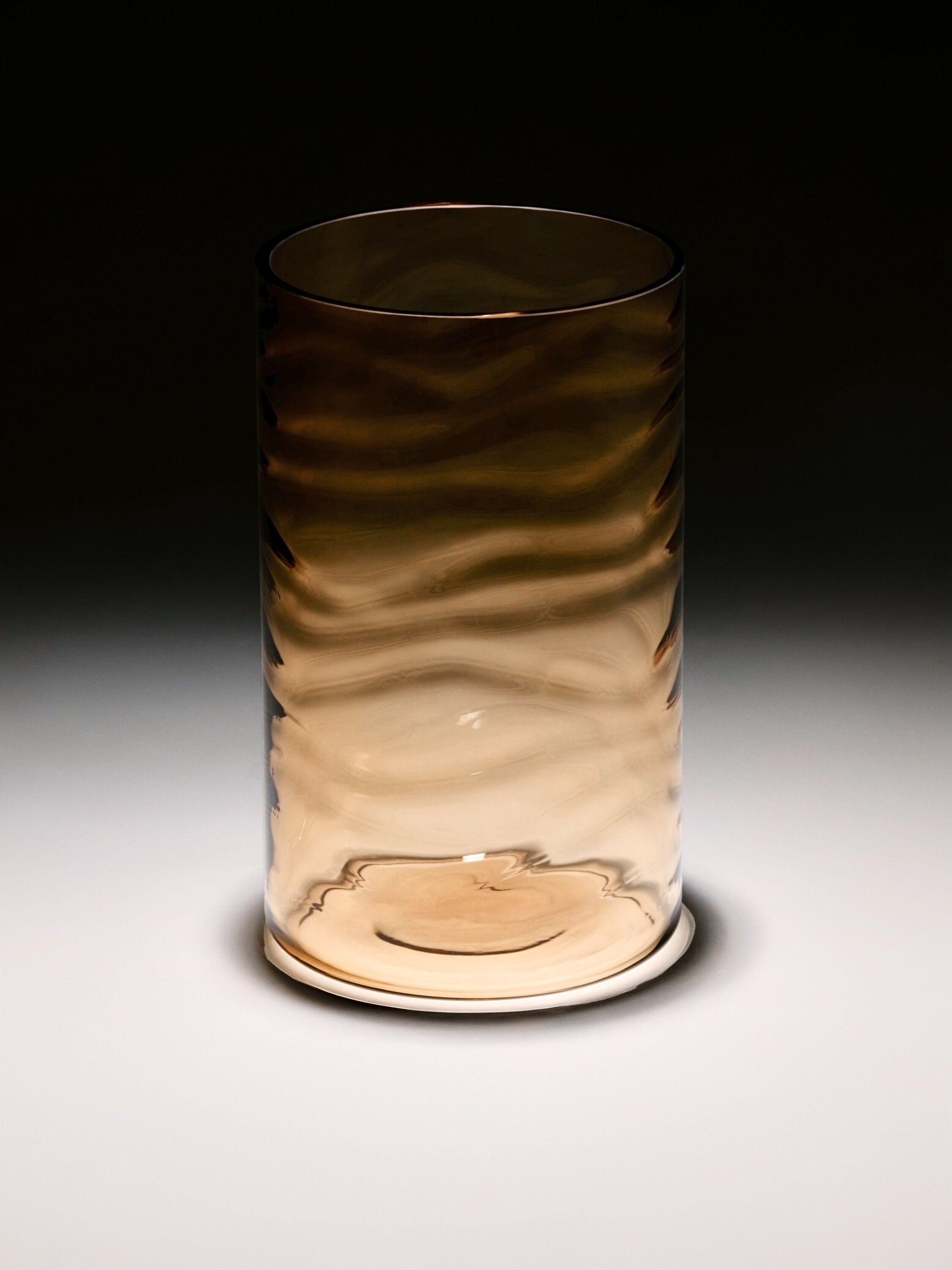 Unda vase 250mm dusk
