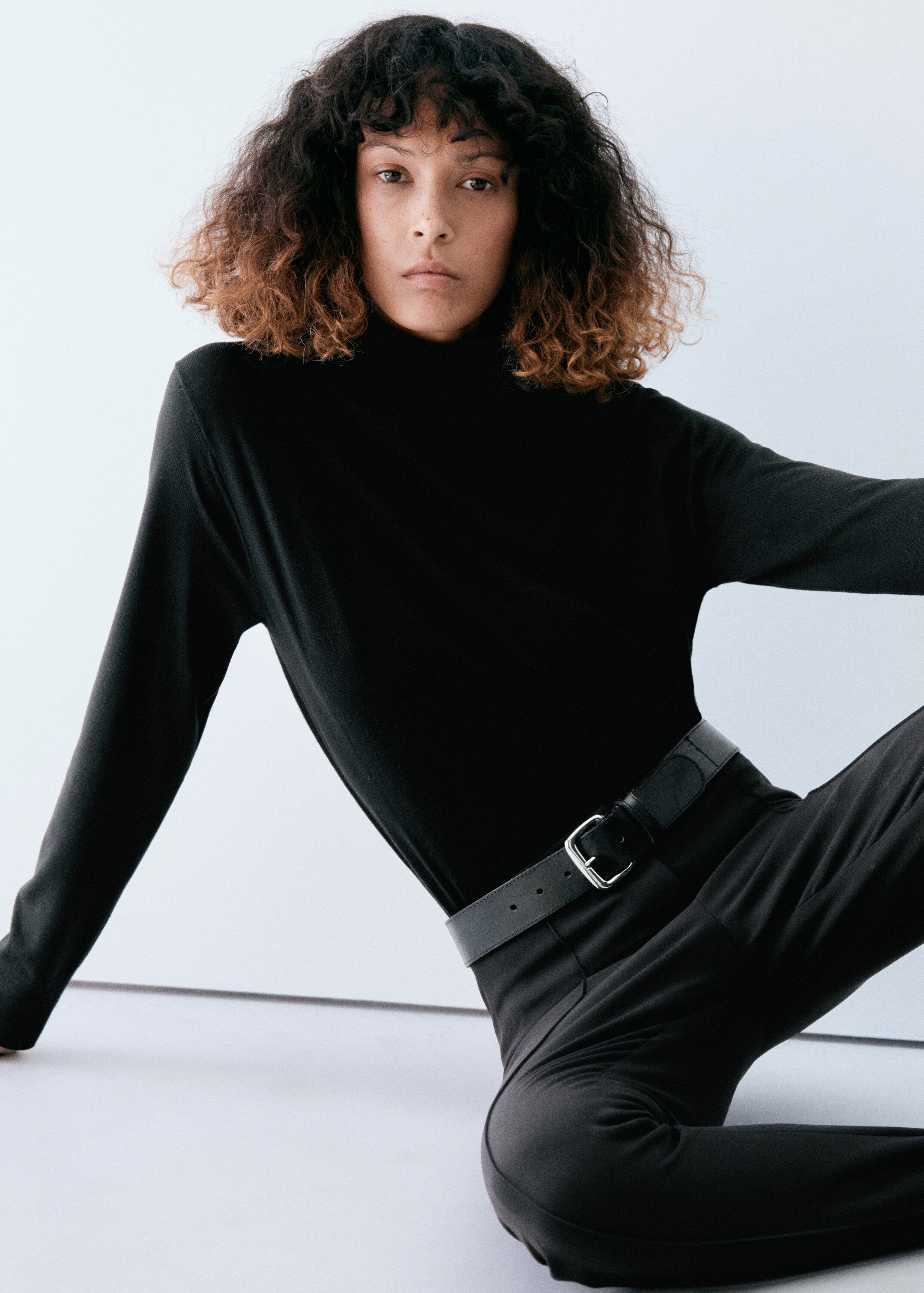 Turtleneck knitted sweater