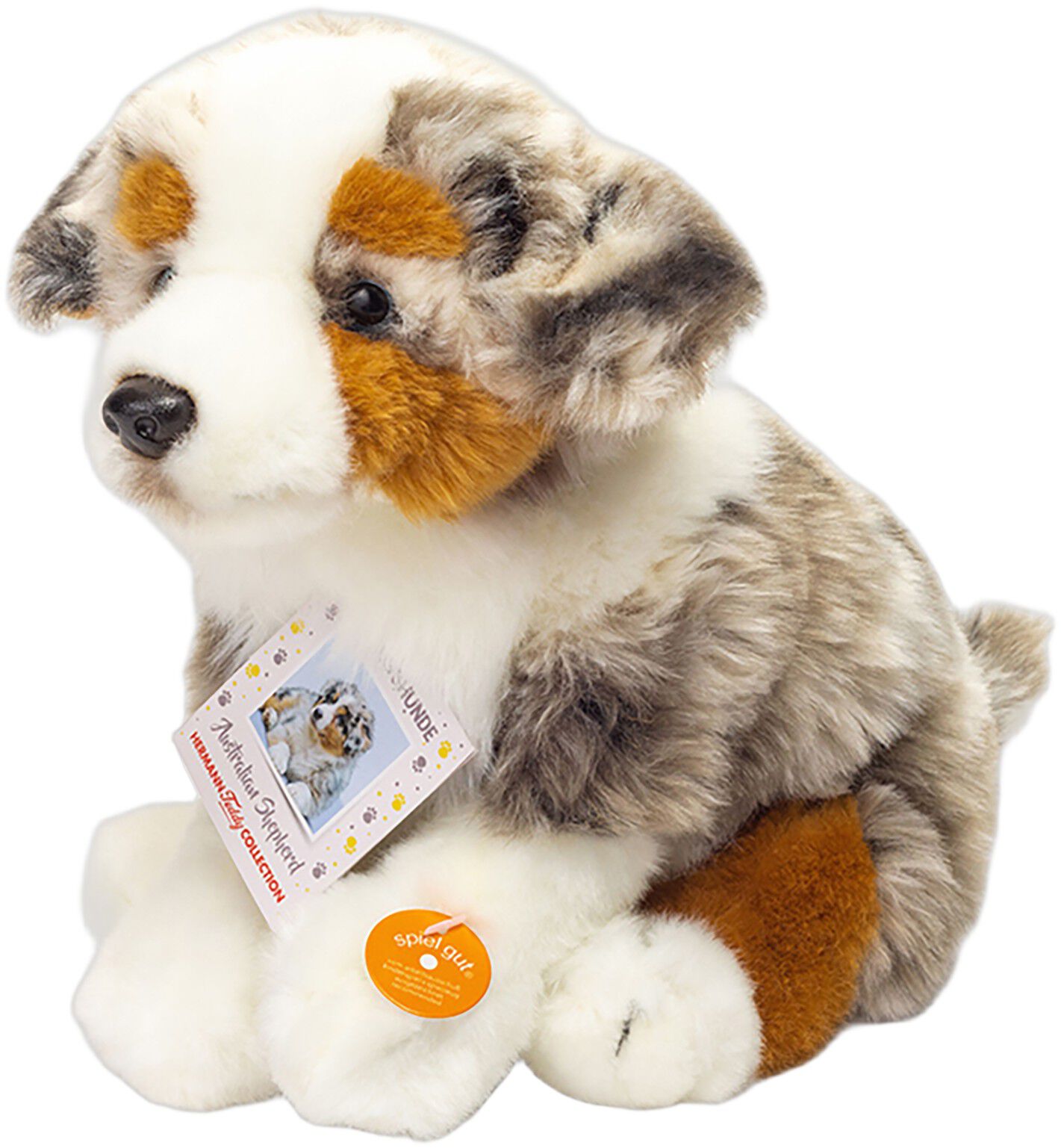 Teddy Hermann - Australsk Hyrdehund hvalp 22 cm