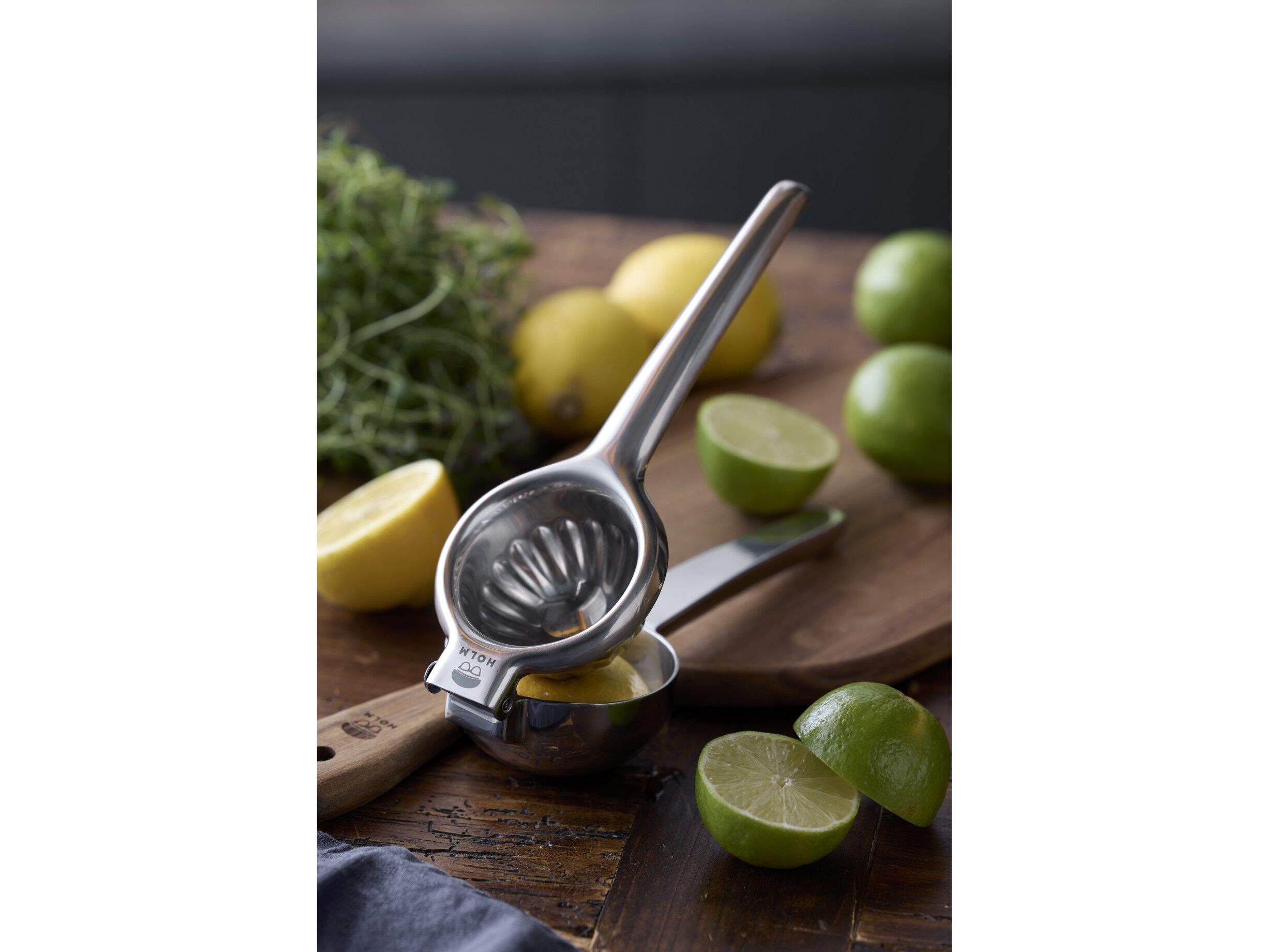 Citruspress 21,5 x 7,5 cm Rostfritt st&aring;l