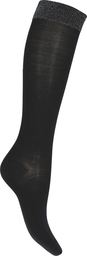Wool/silk knee socks
