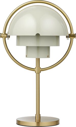 Multi-Lite Portable Lamp, EU (Base: Brass, Shade: Pastel Gray)