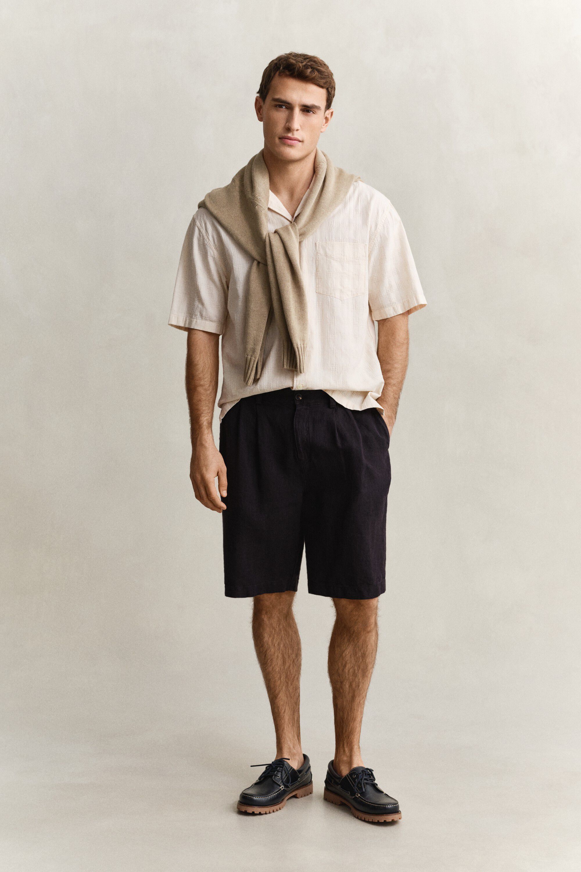 REL TEXTURE CHECK SHIRT