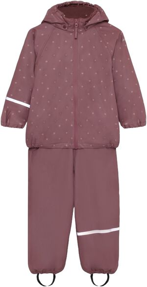 Rainwear Set - AOP, w. fleece