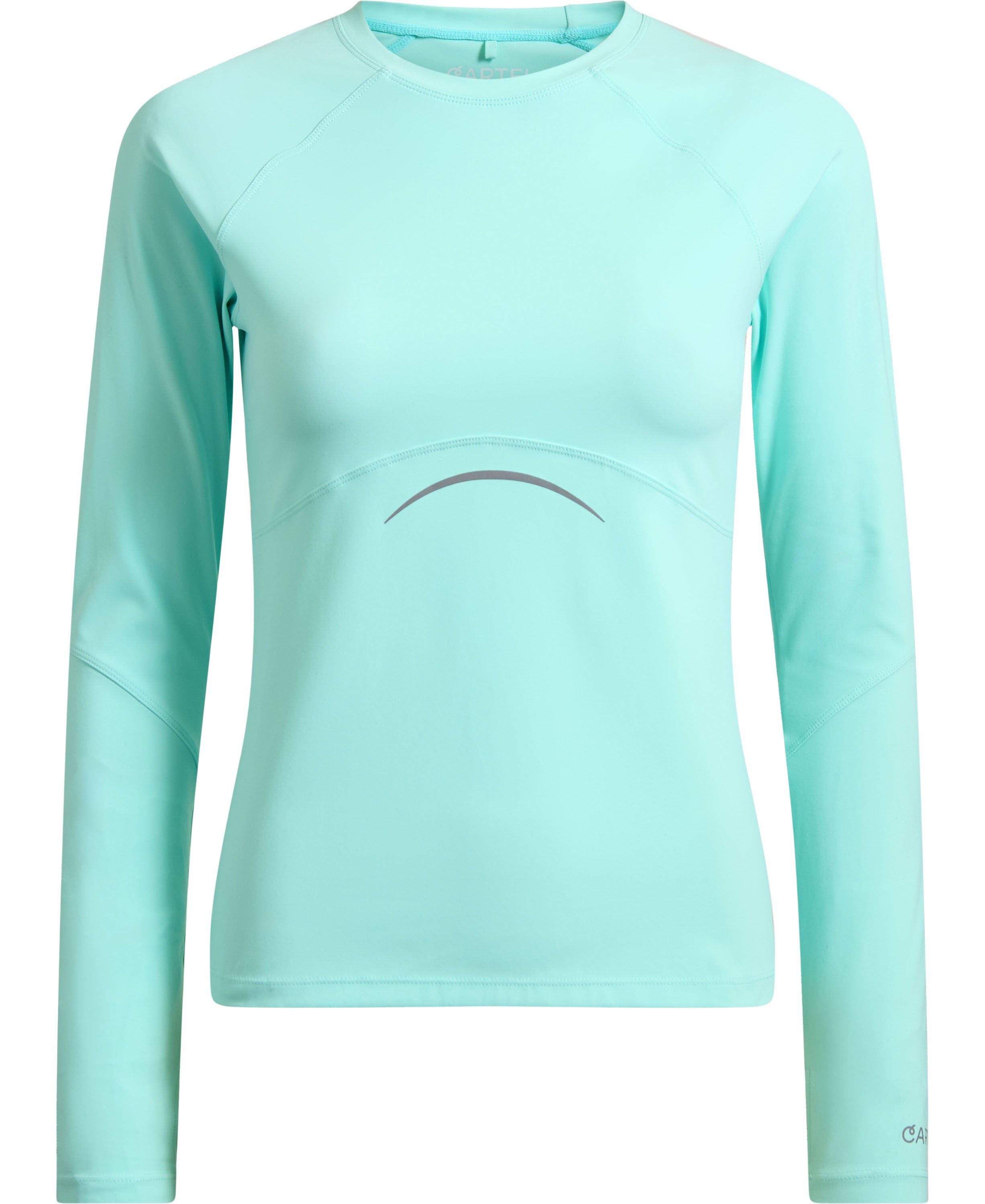 Vital reflective lang&aelig;rmet tee - Mint