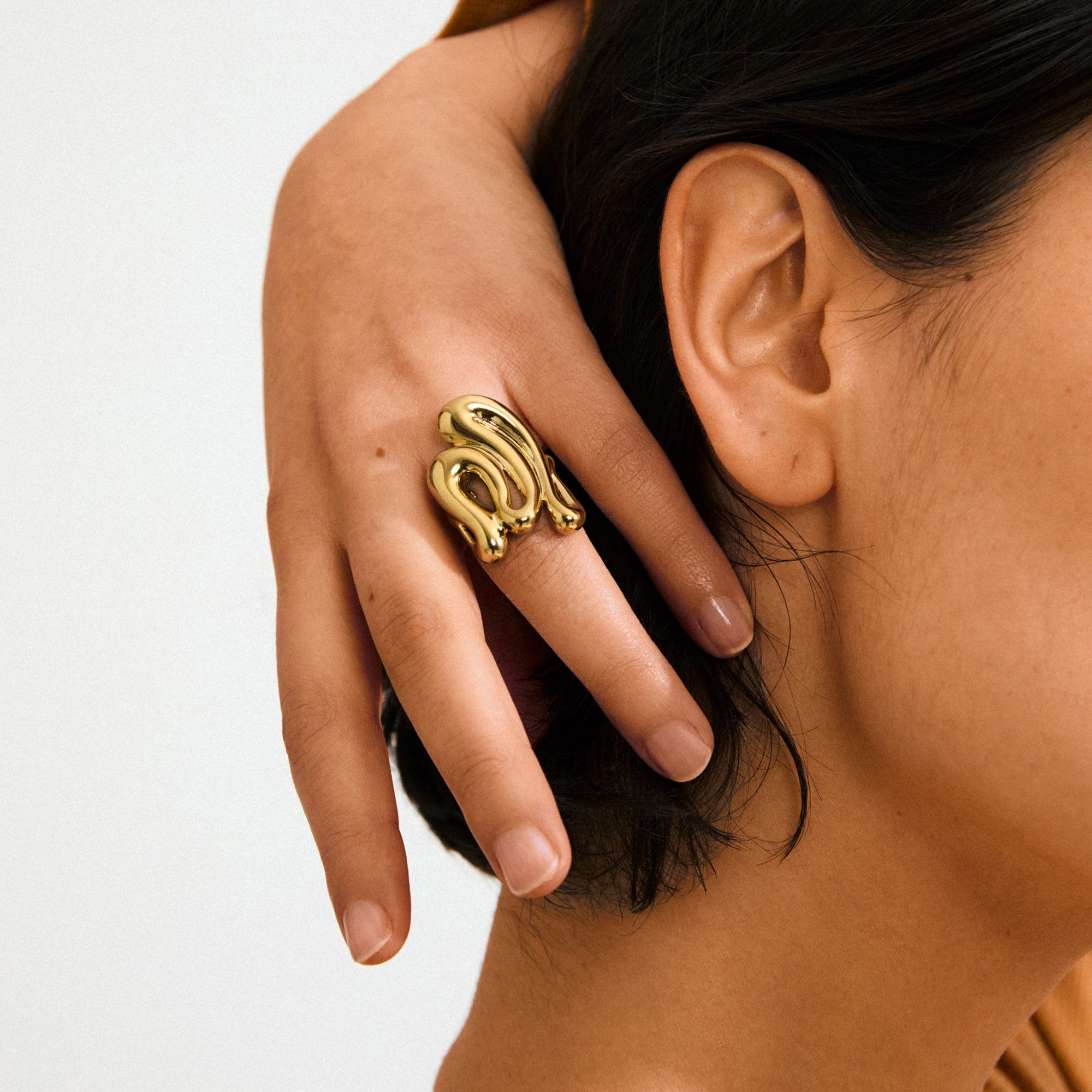 ADRIEL ring gold-plated