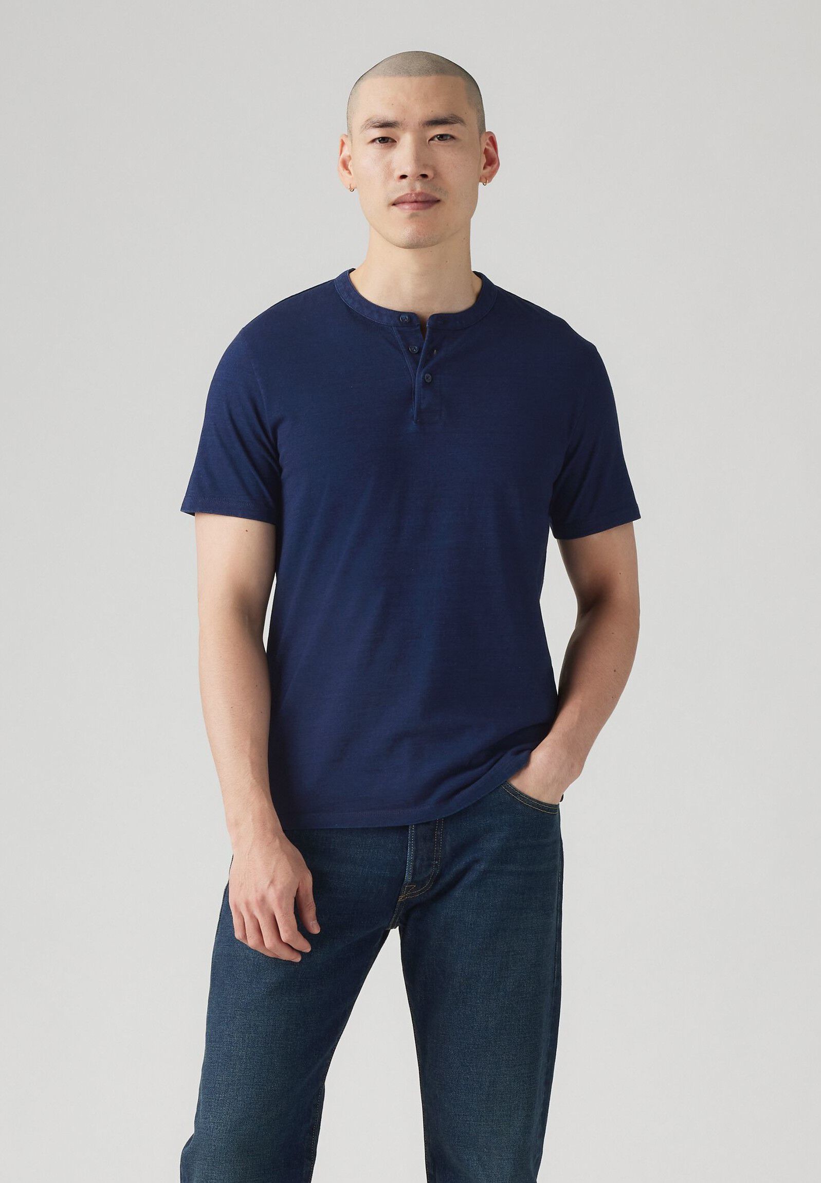 SS HM HENLEY TRUE INDIGO DARK