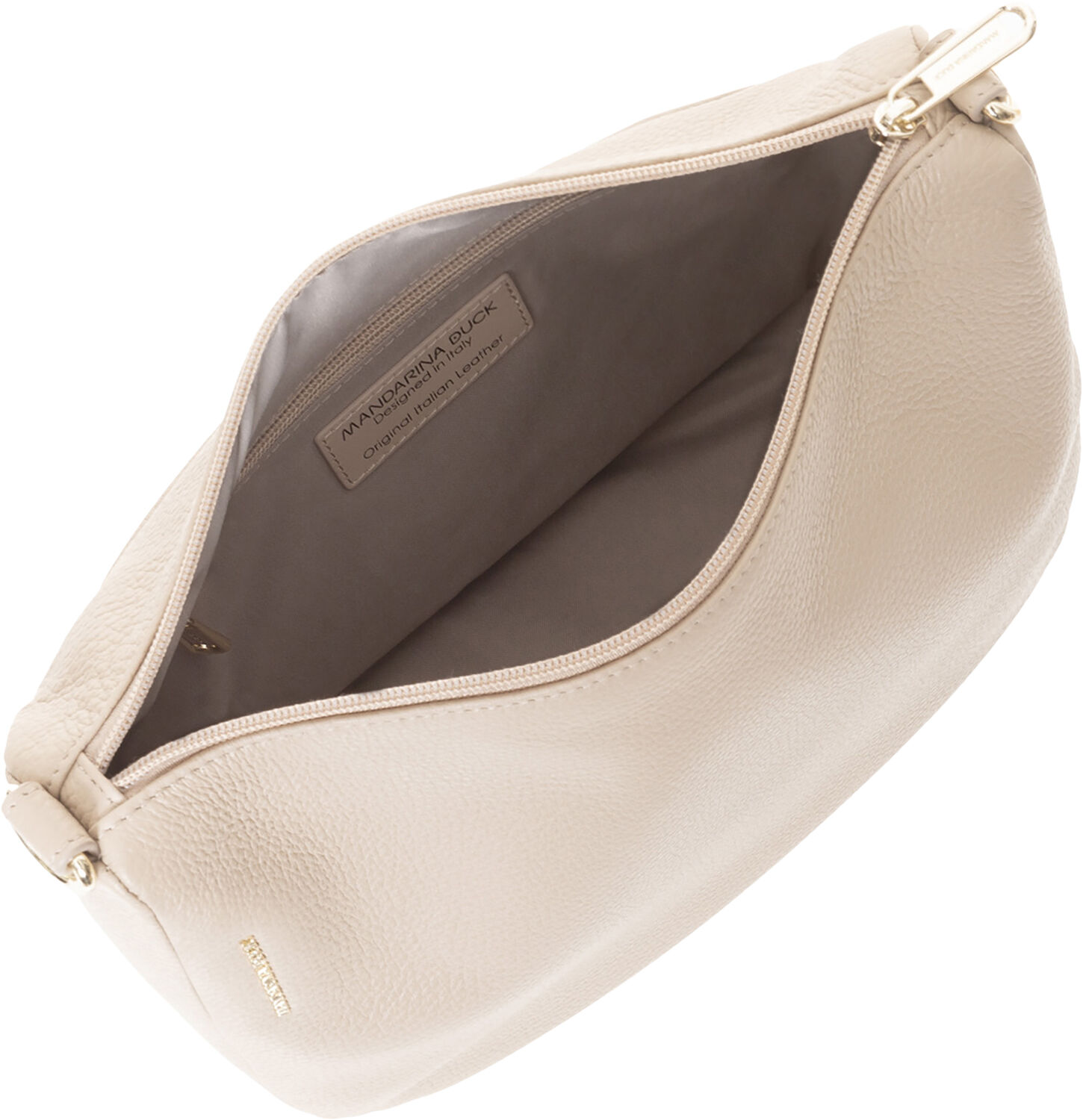 MELLOW LEATHER HOBO / WARM TAUPE