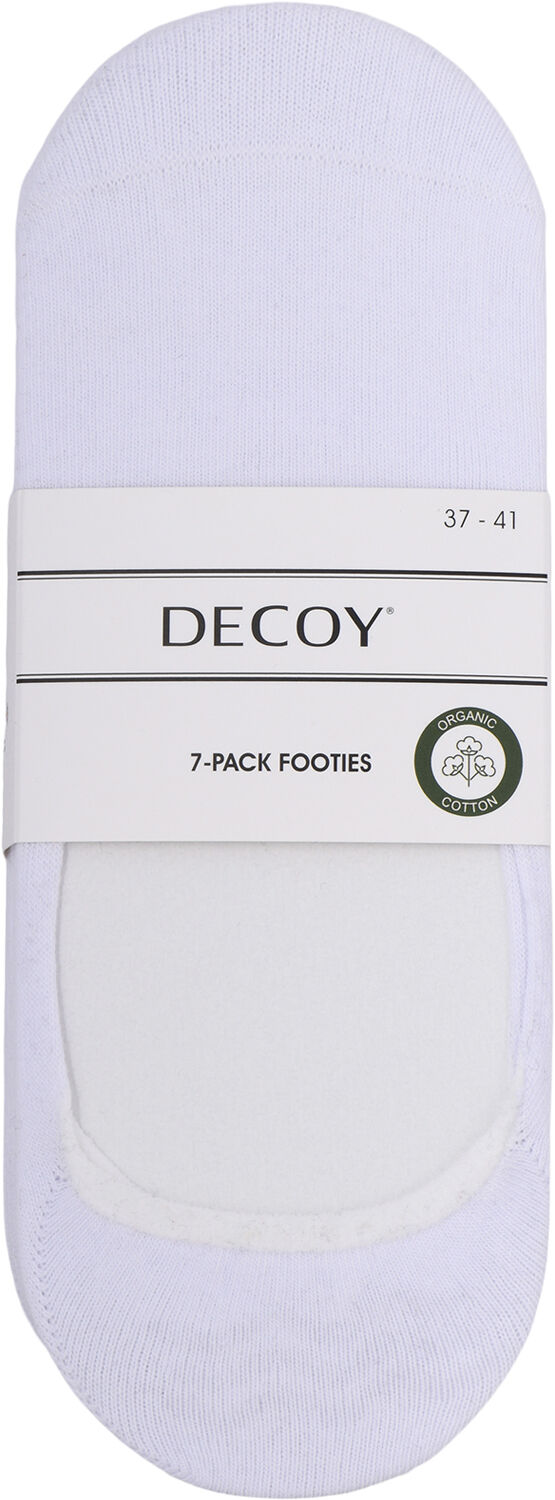 DECOY footies org. cotton 7-pk