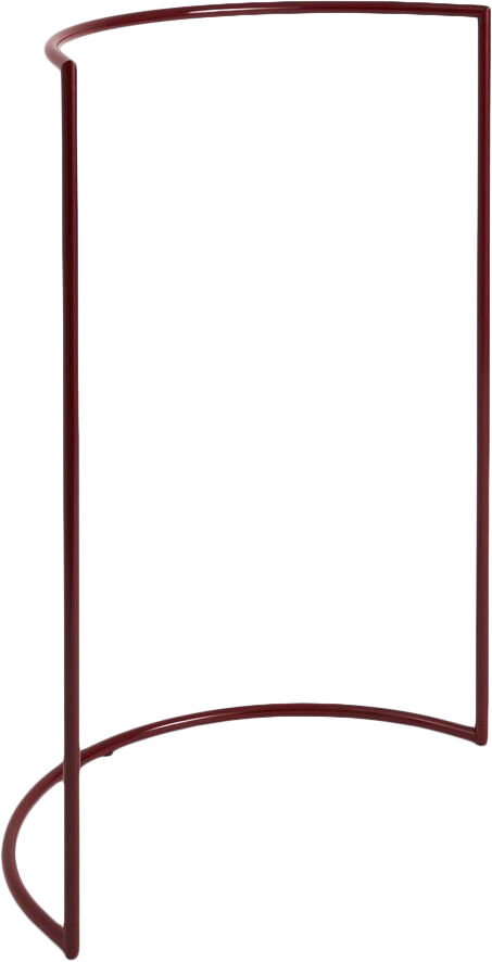 Colour Rack-C-Shape-Maroon red