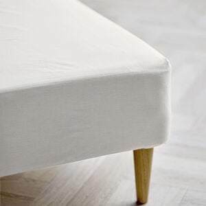 Madrasskydd 90 x 200 x 30 cm Calm Offwhite 100% bomull, ekol