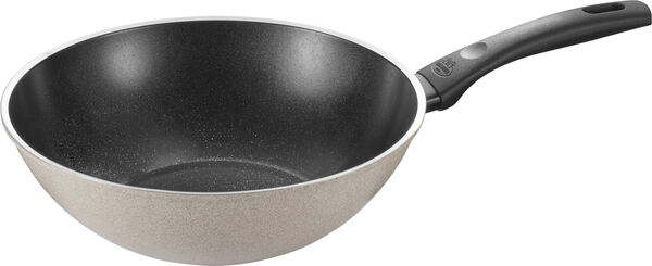 Ledro Wok 28 Beige Rund Aluminum