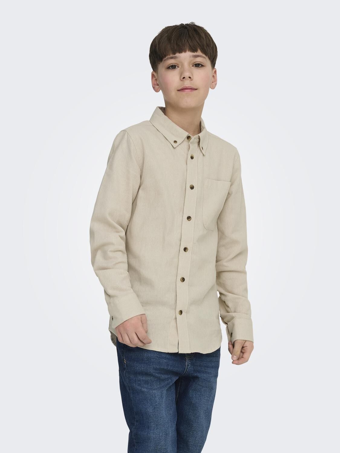 OSJGUDMUND SLIM 1-PKT SHIRT WVN NOO
