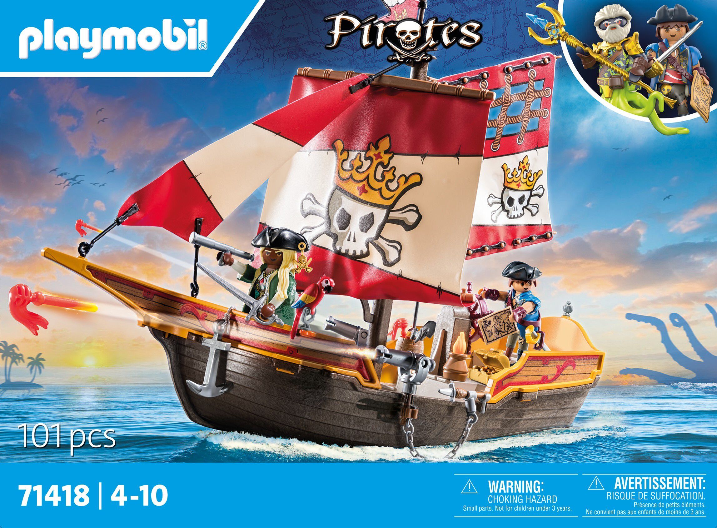 Playmobil Piratskib