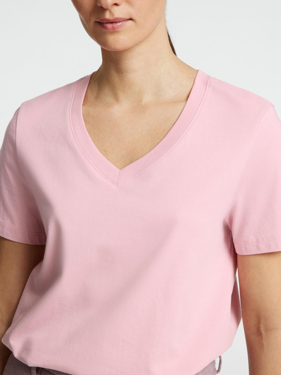 SLFESSENTIAL SS V-NECK TEE NOOS