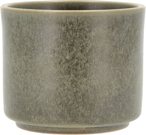 Ytterkruka Leer 13 x 11 cm Grön Stengods