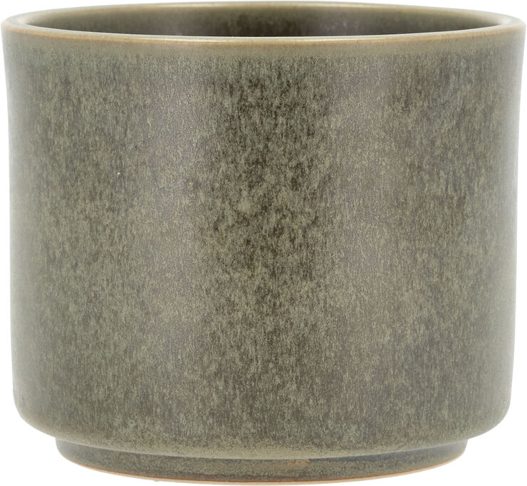 Ytterkruka Leer 13 x 11 cm Grön Stengods