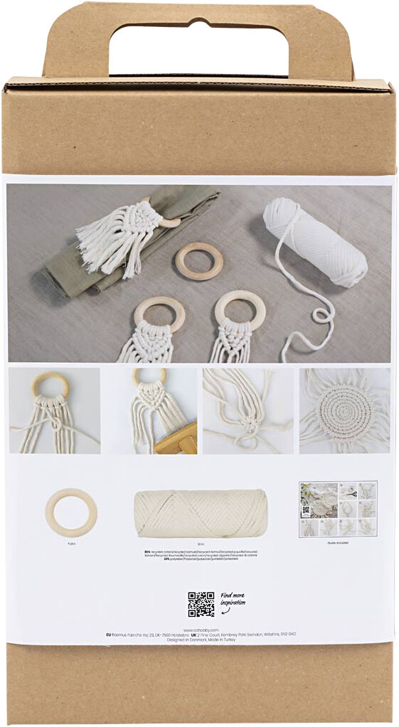 DIY Kit Macram&eacute;, Borddekoration