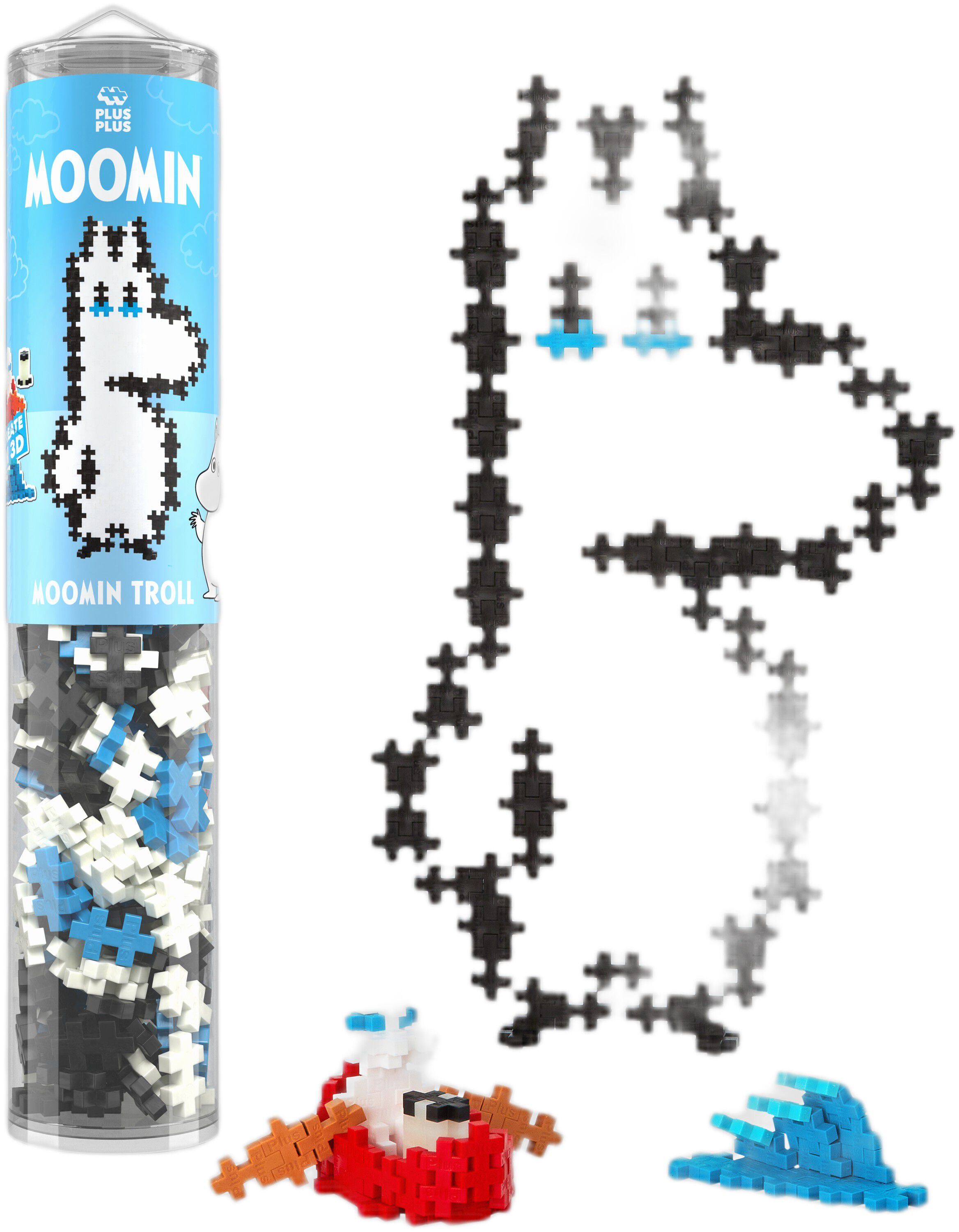 Plus-Plus Moomintroll Tub